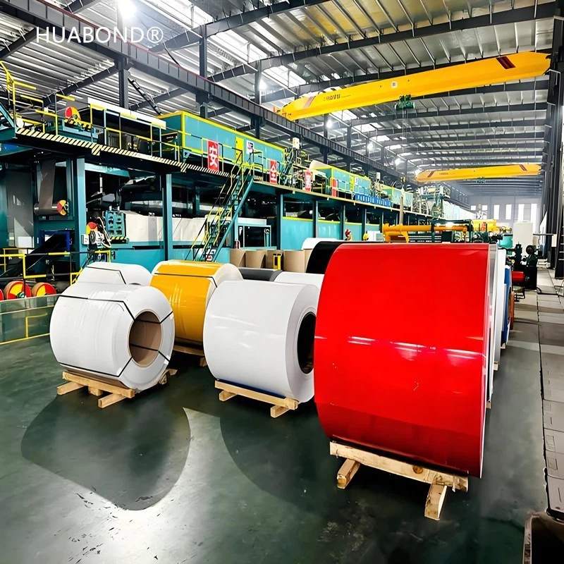 Paint coating PVDF vs PE for coated aluminum coils in factory Paint coating PVDF vs PE for coated aluminum coils in factory